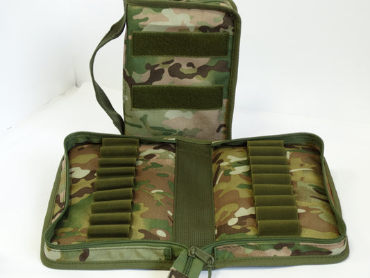 Сумка-патронташ закрита для 50 BMG на 20 набоїв перенесення та зберігання патронів патронташ мультикам