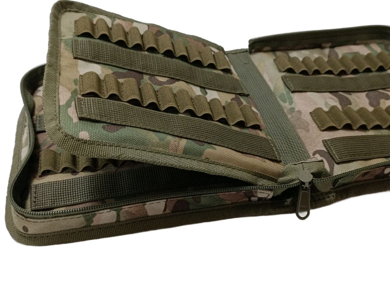Сумка-патронташ закрита для 308 Win, 6.5 Cr, 243  на 80 шт GEN 3 мультикам з карманом та моллі